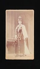 HUGE Queen Alexandra Signed Royal Presentation Photo Cabinet Card CDV Royalty UK picture