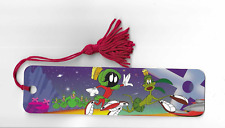 vintage 1997 Warner Bros. LOONEY TUNES Bookmark Marvin The Martian Dog K-9 new picture