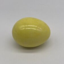 Vintage Ceramic Yellow Easter Egg Decorative Figurine picture