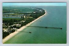 FL-Florida, Rocks Beach On Florida's Gulf Of Mexico Shore, Vintage Postcard picture