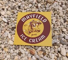 Mayfield Ice cream Milk Dairy Drink Advertising Repro Metal Sign 12x12 50204 picture