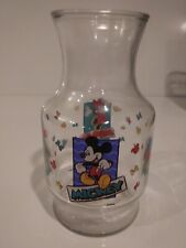 Vintage Disney Anchor Hocking Mickey Mouse Minnie Mouse Juice Carafe NO LID picture