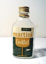 RARE BOAC GLASS MINIATURE DRY MARTINI COCKTAIL BOTTLE picture