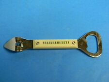 MINTY VINTAGE VIKINGEHUSET ADVERTISING BEER BOTTLE AND CAN OPENER NEW OLD STOCK picture