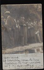 1902 Image RP Postcard Teddy Roosevelt Civil War Vets at Chickamauga W/TN Govnor picture