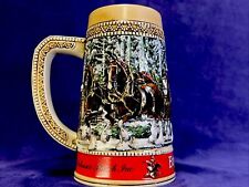 1987 Budweiser Holiday Stein~Limited Edition~Collector Series 