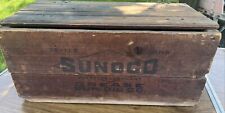 Vintage Sunoco Wooden Shipping Crate picture