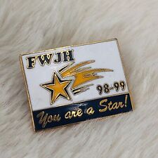Vtg 1998 1999 FWJH Flowing Wells Junior High Tucson AZ You are a Star Enamel Pin picture