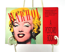 Andy Warhol  A Postcard Book 1989 Vtg Complete No Missing Pages Full Color picture
