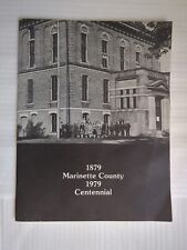 1879 - 1979 Marinette County WI Centennial - Booklet 16 Pages - (100 Yrs)  picture