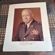 US GENERAL OMAR BRADLEY AUTO AUTOGRAPH SIGNED 7.5 X 9.5 PHOTO PICTURE WWII RARE picture