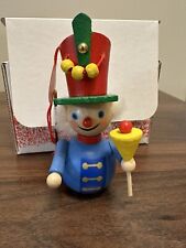 New in Box Authentic Steinbach Blue Bell Caroler Christmas Handpainted Ornament picture
