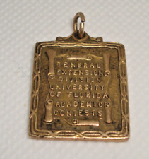 Rare 14k Gold Winner State Algebra Contest 1931-193 Award University of Florida picture
