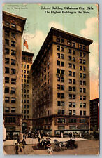 Postcard Colcord Building Oklahoma City, Okla Highest Building In The State C1 picture