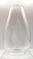 Antique Oval HB&H Flat-Sided Glass Lamp Chimney Embossed PATD MAR 30 80 picture