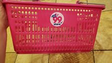 Deep Pink Color, 99 Cents Only Store Hand Basket, Used, Going Out Of Business picture