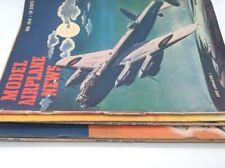 VINTAGE MODEL AIRPLANE NEWS MAGZINE 1944-45 LOT OF 5 MAGAZINES picture