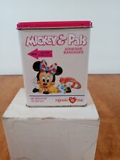 Vintage Mickey Mouse and Pals Band-Aids Bandages Minnie N Me - New Old Stock  picture