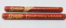 Scripto Smooth Writing Leads for VTG Mechanical Pencil Lot of 2 Atlanta Red Tube picture