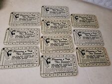 10 Lot Rare Vtg Original S.P. Railroad Original SP Coupons Tickets Office Travel picture