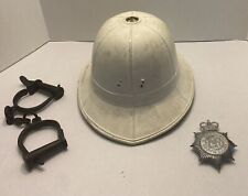 British Constabulary Lot. Includes Helmet With Dorset Badge And Handcuffs picture