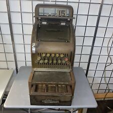 Antique National Cash Register Metal & Wood Vintage As-Is (Not Working) picture