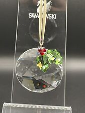 Swarovski Holly & Berries Window Christmas Ornament, 0870003, NIB picture