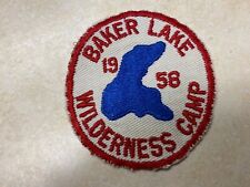 1958 Baker Lake Wilderness Camp Camp Patch picture