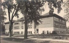 antique  LA GRANGE  IL Illinois   SCHOOL   Real Photo RPPC Postcard picture