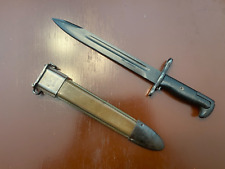 Original M1 Garand bayonet US marked w/ E-US scabbard also fits 1903 1903A3 NICE picture