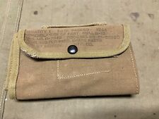ORIGINAL WWII US ARMY INFANTRY M13 BROWNING TOOL CARRY POUCH-DATED 1944 picture