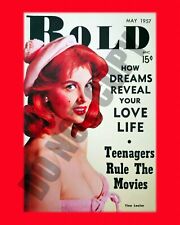 Bold Magazine May 1957 Tina Louise Pocket-Size Pin-Up Cheesecake 8x10 Photo picture