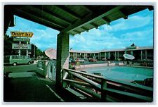 c1960's Desert Inn Hotel Swimming Pool Cars Albuquerque NM Vintage Postcard picture