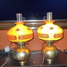 Budweiser Illuminated Innkeepers Lamps ~ ~ RARE picture