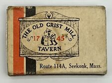 Vintage The Old Grist Mill The Jolly Butcher’s Matches Matchbook picture