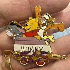 Disney Character Train Mystery Tin Winnie the Pooh Hunny Pot Tigger Eeyore Pin picture