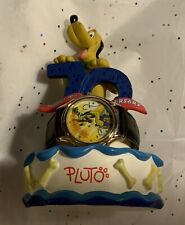 Vintage Disney Pluto 70th Anniversary Watch On Figurine Ltd Edition 2000 picture