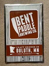 12”X18” Bent Paddle Brewing Co Duluth MN metal tin sign metal bar signs picture
