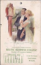 Tacoma, Wash.-Beutel Business College 1910 Calendar Card-1910 picture