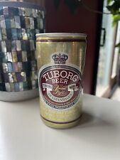 Tuborg of Copenhagen Beer Can Empty 12 Oz Top Opened Aluminum picture