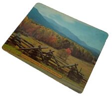 Vtg Trivet Wall Hanger - Cades Cove  Great Smoky Mountains National Park Fall picture