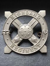 Highland Regiment Original British Army Cap Badge WW2 picture