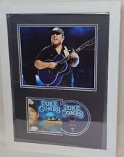 Luke Combs SIGNED Gettin Old CD Autographed JSA Authenticated COA Framed picture