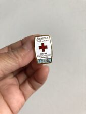 Vtg 24K GP American Red Cross 1985-86 Disaster Relief Campaign 150% Pin #06 picture