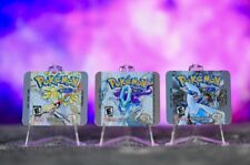 Pokémon Gold / Silver / Crystal Game Boy Cartridge Sticker Label Set *Holo* picture