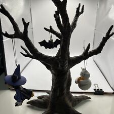 Disney Tabletop Halloween Tree With 3 Ornaments picture