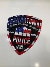 4th of July San Antonio Police  State Texas TX EOW patch Commemorative picture