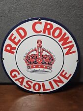Red Crown Gasoline Sign picture