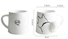 Cute mug with animal dog tail 300 ml or 10 oz for a purrfect dog lover  picture
