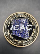 ARIZONA INTERNET CRIMES AGAINST CHILDREN POLICE TASK FORCE CHALLENGE COIN ICAC picture